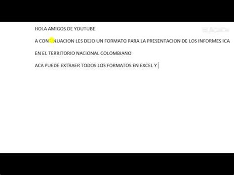 Modelos De Informe Cumplimiento Ambiental Ica Youtube