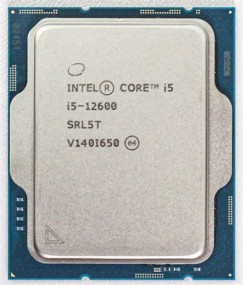 Настольный процессор Intel Core i5-12600