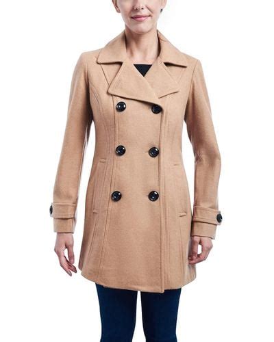 Natural Anne Klein Coats For Women Lyst