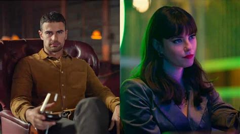 Theo James e Kaya Scodelario em fotos da série derivada de Magnatas do