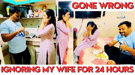 Ignoring My Wife For 24 Hours 🤣 Prank On Wife Gone Wrong Prank On