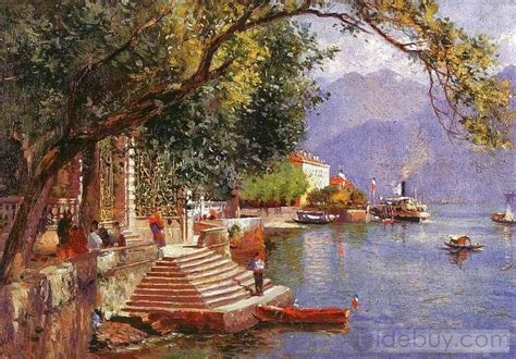 Viático de Vagamundo Lake Como by Carl Frederic Peder Aagard