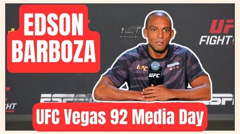 Edson Barboza Talks Ufc Vegas Main Event Vs Lerone Murphy Love Of