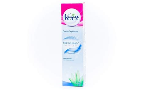 Veet Crema Depilatoria Silk Fresh Technology Pelli Sensibili Ml