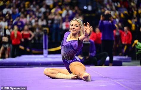 Olivia Dunne Makes A Stunning Start To Her Senior Year As The Lsu Gymnast Marks Her Season Debut