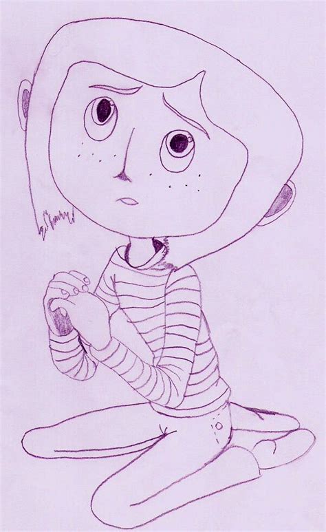 Learn How To Draw Coraline Jones From Coraline Coraline Step By Step