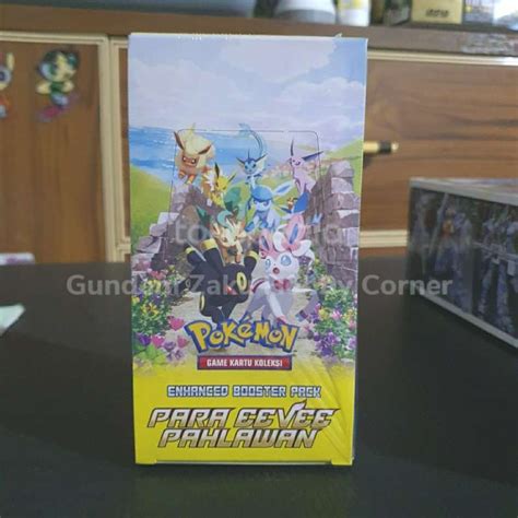 Jual Pokemon Tcg Indonesia S A Para Eevee Pahlawan Enchanced Booster