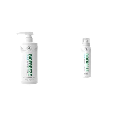 Buy Biofreeze Professional Pain Relief Gel, 32 oz. Pump, Colorless & Professional Pain Relief ...