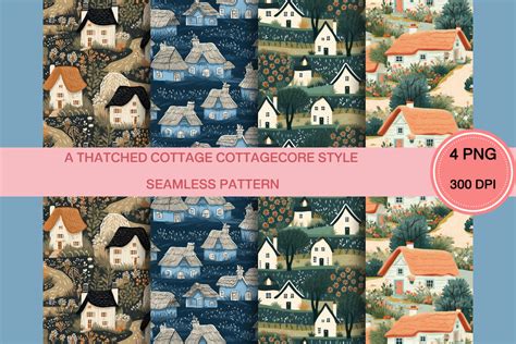 A Thatched Cottage Cottagecore Style Graphic By Pp Design Creative