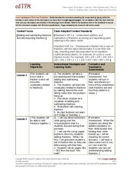 Edtpa For Elementary Education Task Math Learning Segment Overview