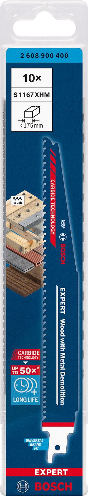 Otssaetera Bosch EXPERT Wood With Metal Demolition S 1167 XHM 10 Tk