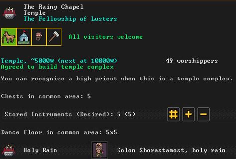 Interesting religion and temple name... : r/dwarffortress