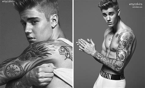 Justin Bieber Strips Down To His Undies In Calvin Klein Campaign Photos