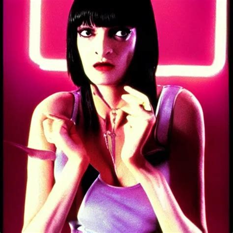 Asia Argento As Mia Wallace In Pulp Fiction N Stable Diffusion