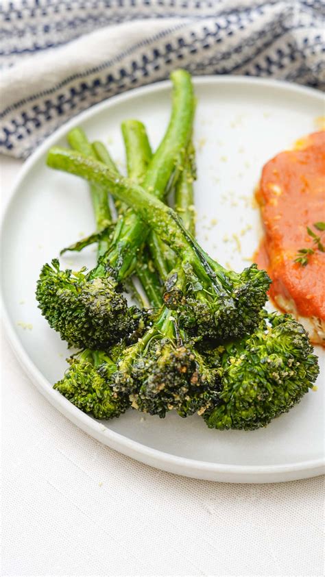 Perfect Air Fryer Broccolini Couple In The Kitchen