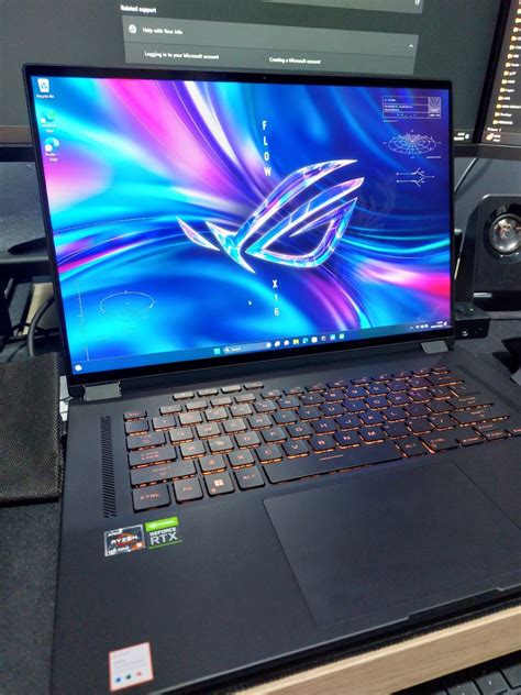 Laptop Gaming Asus Rog Flow X Ryzen Hs Rtx Gb Tb W