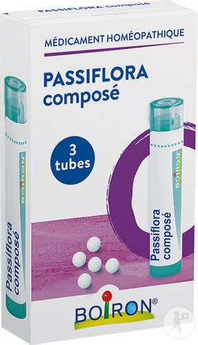 Boiron Passiflora Composé 3 Tubes Granules Newpharma