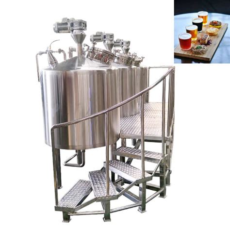 Restaurant L Large Scale Fermenting Beer Brewing Equipment