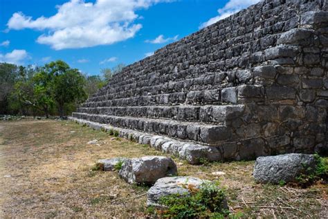 Dzibilchaltun A Mayan Archaeological Site Near Merida Yucatan Mexico