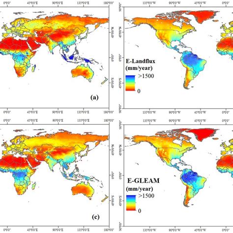 Mean Annual Evaporation Estimated By A Gerrits Model B