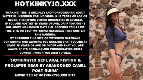 Hotkinkyjo Sefl Anal Fisting Prolapse In Public Porn XHamster