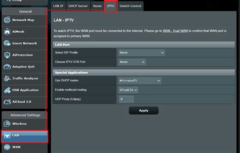 Wireless Router How To Set Up IPTV On ASUS Router Official Support