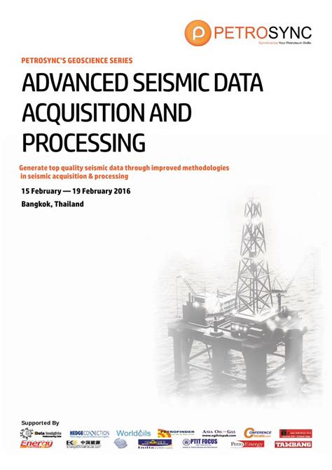 Pdf Petrosync Advanced Seismic Data Acquisition And Processing