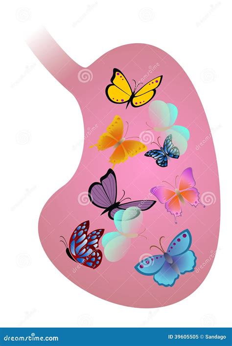 Est Mago Con Las Mariposas Ilustraci N Del Vector Ilustraci N De Lindo