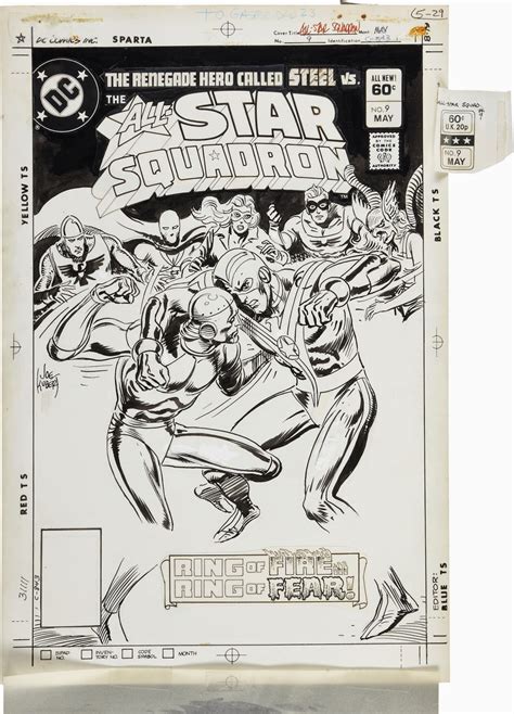 DC Comics Of The 1980s 1982 Anatomy Of A Cover All Star Squadron 9