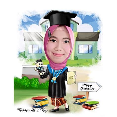 Detail Contoh Gambar Karikatur Wisuda Koleksi Nomer 13