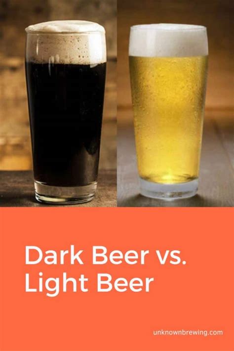 Dark Beer vs. Light Beer: Color, Flavor,Brewing Process and More