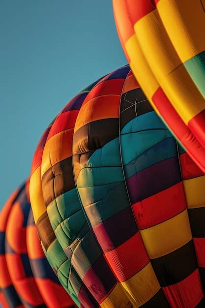 Premium Photo Colorful Hot Air Balloons Floating In The Sky Perfect