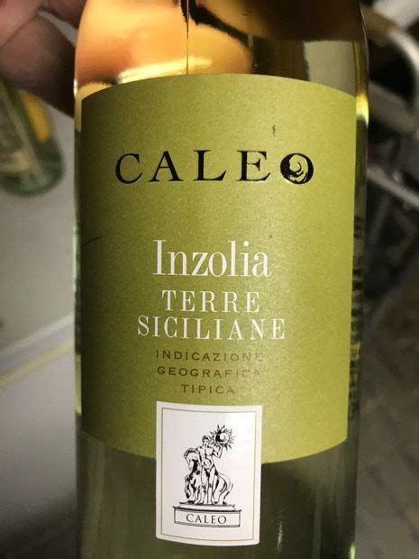 2018 Caleo Inzolia Italy Sicily Terre Siciliane CellarTracker