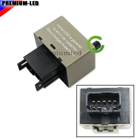 Pin Flashing Speed Adjustable Electronic Led Flasher Assy Relay Fix