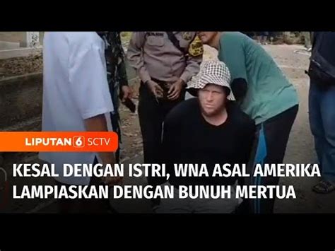 Seorang WNA Asal Amerika Menusuk Mertua Hingga Tewas Dipicu Cekcok