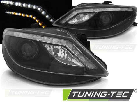 Led Tagfahrlicht Design Scheinwerfer F R Seat Ibiza J Schwarz