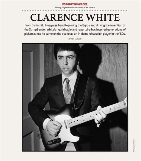 Forgotten Heroes: Clarence White - Premier Guitar