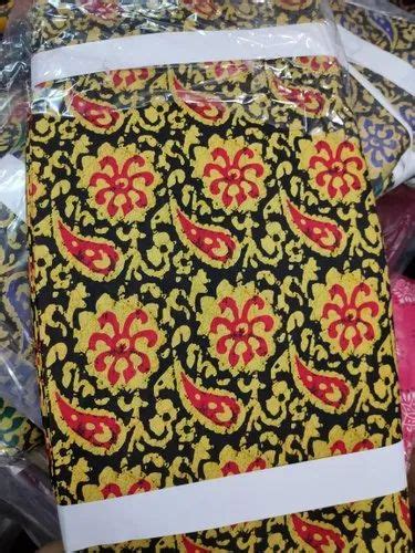 Cotton Batik Print Running Fabrics Floral Multicolour At Rs 85 Meter