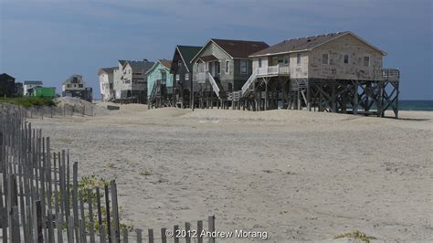 Condemned Beach Houses left abandoned along the shore of South Nags ...