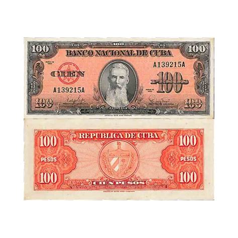 Banknote Sammlung Kuba Pk Nr Pesos La Maison Du