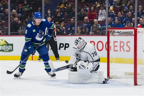 The Statsies: A dull loss against the Kings punctuated by Brock Boeser ...