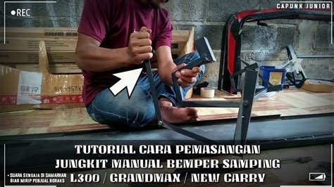 Tutorial Cara Pemasangan Jungkit Hidrolik Manual Bemper Samping Pick Up