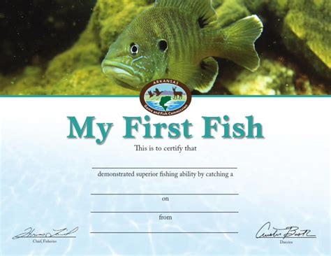 4CP - 4CP My First Fish Certificate | PDF