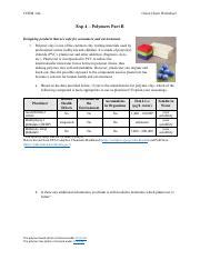 Exp Polymers Ptb Green Chem Worksheet Pdf Chem Al Green Chem