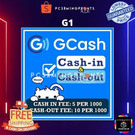 New Gcash Tarp Cash In Out With Rate High Quality Tarpaulin Shopee