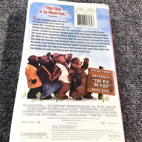 The Country Bears Vhs Ebay