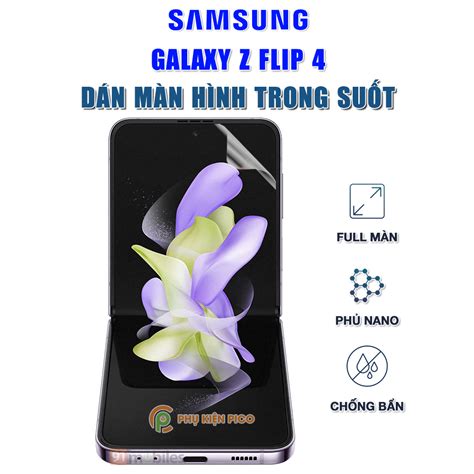 Dán Màn Hình Samsung Galaxy Z Flip 4 5g Dẻo Trong Suốt Ppf Tự Phục Hồi Vết Xước Phụ Kiện điện