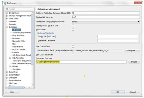 How To Find The Preferences Gui Window In Oracle Sql Developer