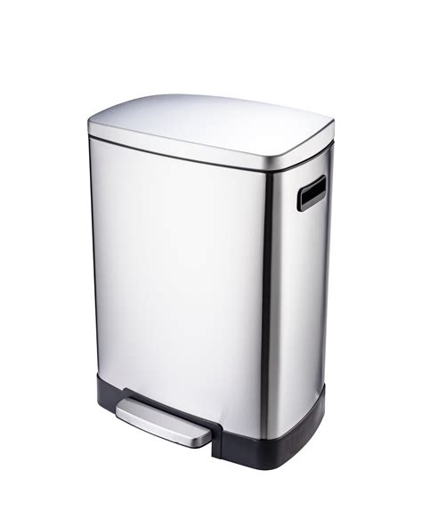 L Stainless Steel Pedal Trash Can Hot Sales Customized Logo Dustbin