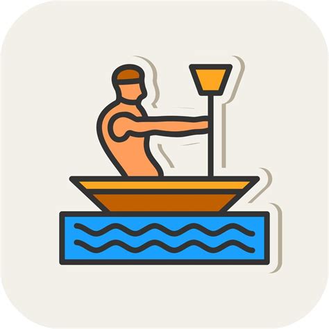 Canoeing Vector Icon Design 20719990 Vector Art At Vecteezy